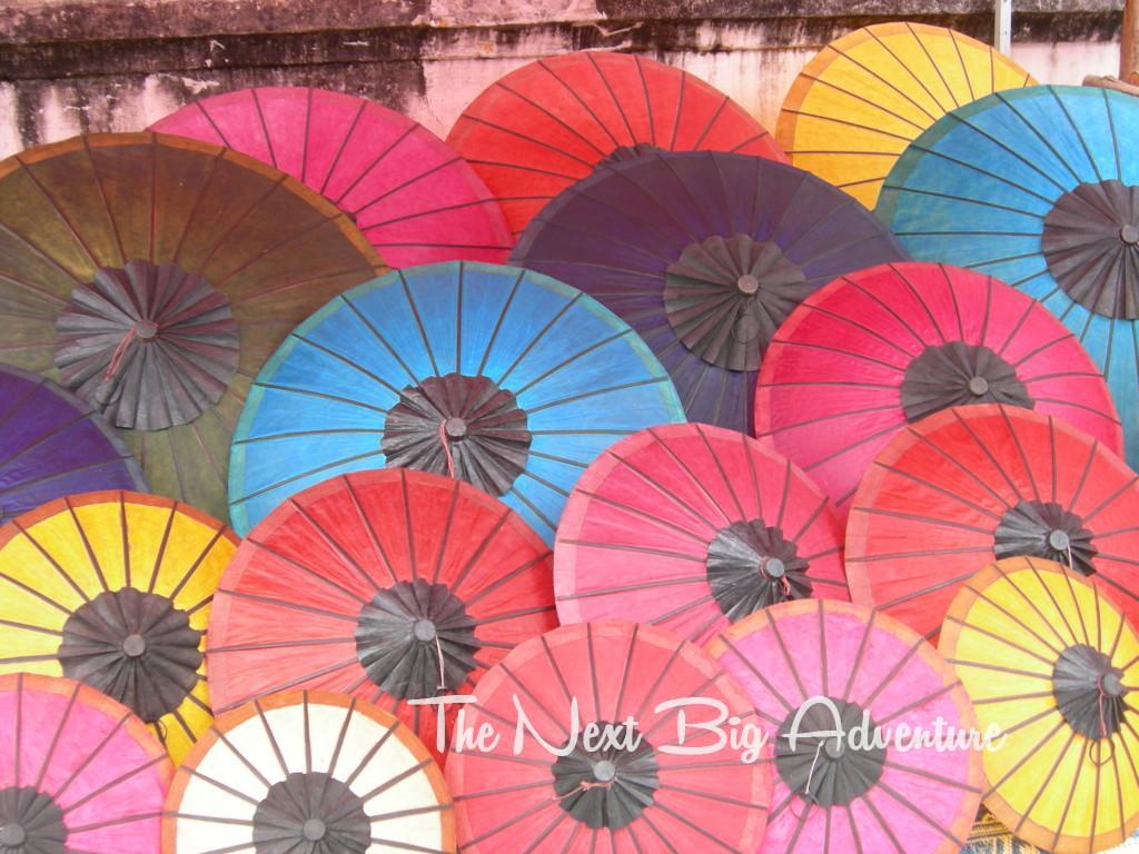 Umbrellas in Luang Prabang