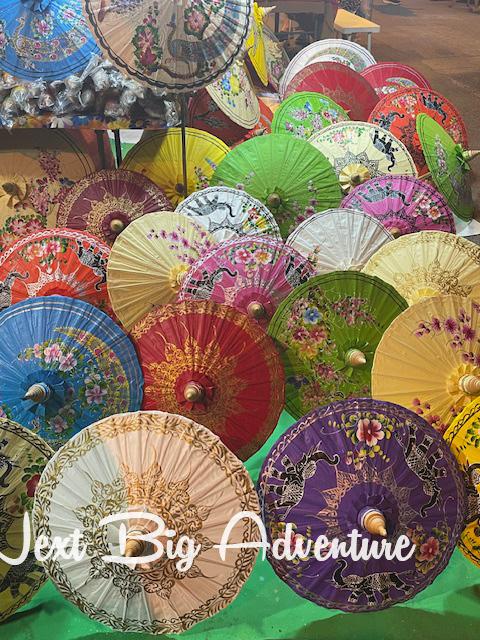 hand painted umbrellas