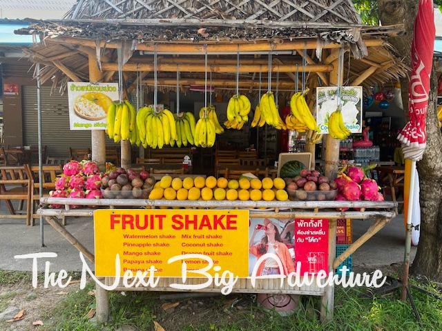 Thai fruit stand